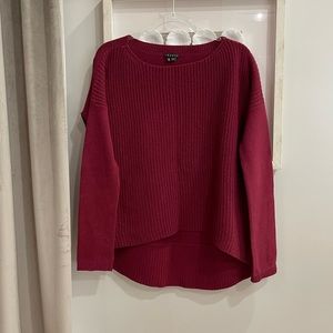 Theory Red Wool Sweater